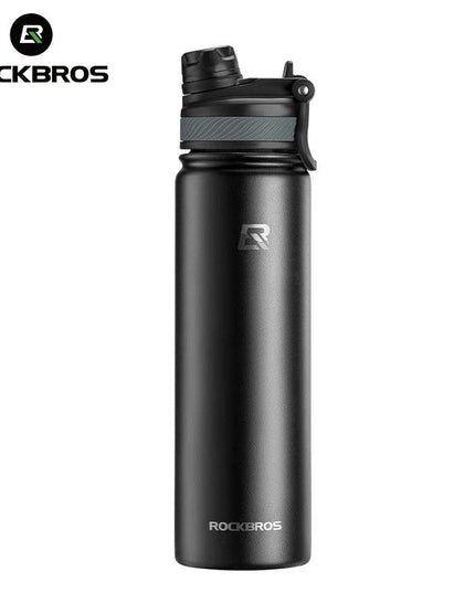 ROCKBROS 1L Thermal Water Bottle Sports Water Bottle Non Slip 304 Stainless Steel Cold And Hot Thermo Cup Cycling Hiking Equip