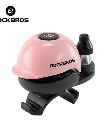 ROCKBROS Creative Bicycle Bell 80DB Copper Alloy Nylon Base Mini Cap Bike Bell for MTB Road Bike Ultra-Light Bicycle Accessories