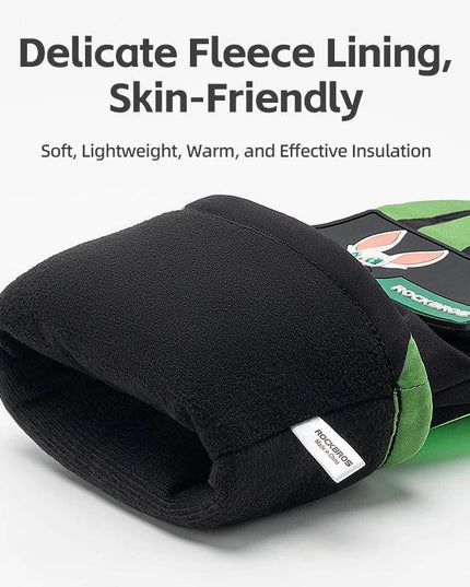 ROCKBROS Heat Skiing Gloves Electric Heated Gloves Winter Thermal Gloves Snowboard Cycling Motorcycle Bicycle Ski Outdoor Glove