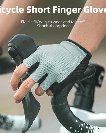 ROCKBROS Cycling Gloves Half Finger Sport Gloves Breathable Summer MTB Mountain Outdoor Fitness Mittens Bicycle Glove Equipment