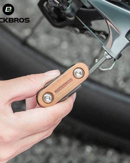 ROCKBROS 8 in 1 Bicycle Repair Tool Portable Bike Bicycle Screwdriver Repair Cycling Tool Mountain Bike Wrench Multi Tools
