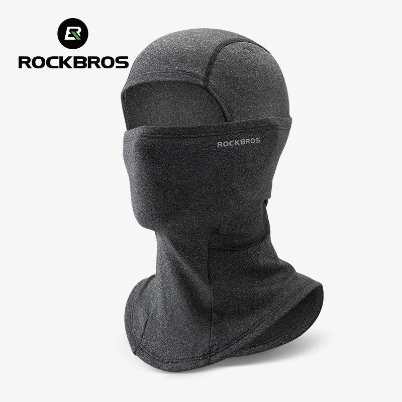 ROCKBROS Winter Climbing Hiking Fleece Thermal Keep Warm Windproof Cycling Face Balaclava Running Fishing Skiing Hat Headwear