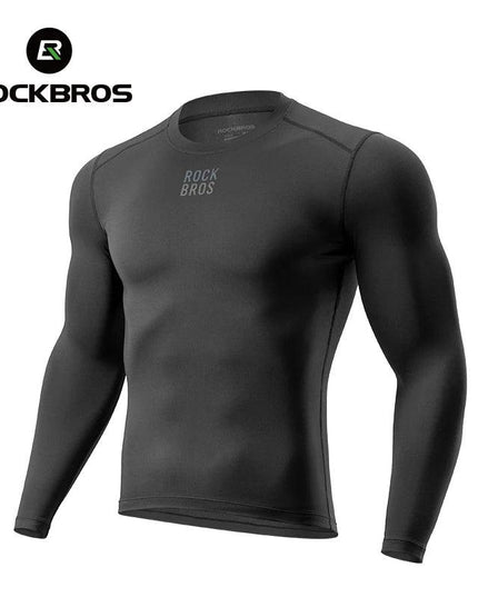 ROCKBROS Winter Jersey Lightweight Fleece Long Sleeve Warm Innerwear Windproof Road Bike Jacket Clothing  Outdoor Hiking Sport