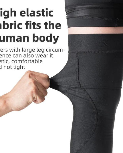 ROCKBROS Winter Leg Warmers Cycling Sports Leg Warmer Men's Women's Breathable Nylon anti-slip Legging Running Bodybuilding