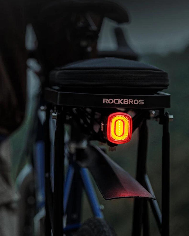 ROCKBROS Bicycle Luggage Carrier Aluminum Alloy Shelf MTB Cycling Bicycle Front Rack With Taillight Seatpost Bag Holder Stand