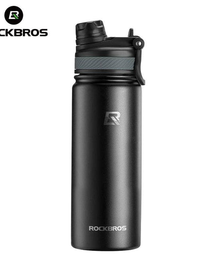 ROCKBROS 1L Thermal Water Bottle Sports Water Bottle Non Slip 304 Stainless Steel Cold And Hot Thermo Cup Cycling Hiking Equip