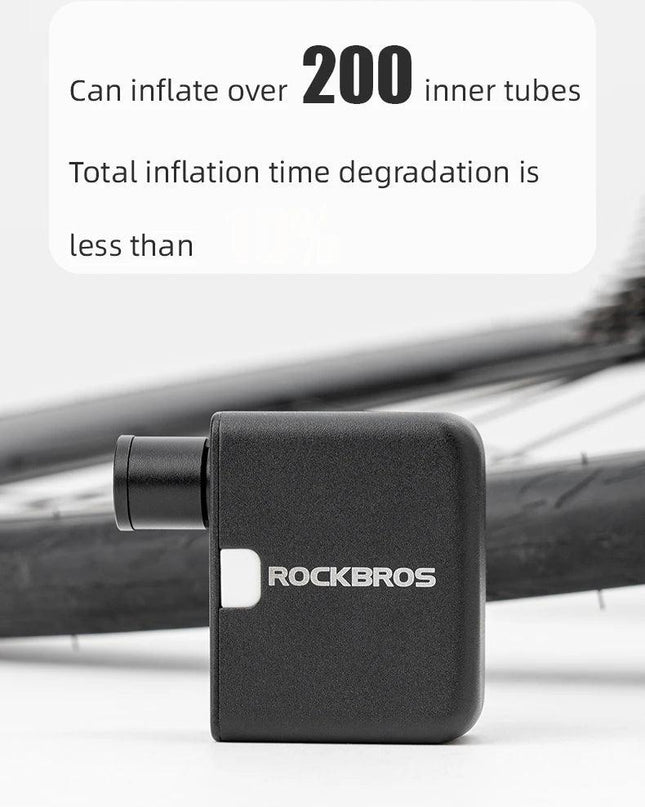 ROCKBROS Mini Electric Air Pump Portable 100PSI Rechargeable Compressor Tire Inflator For Car Bike Motorcycle Bicycle Pump