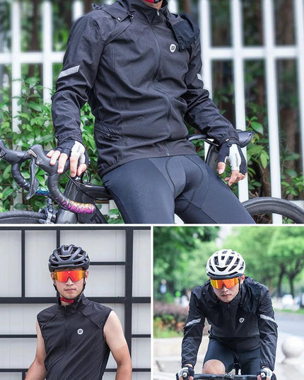 ROCKBROS Cycling Jacket Bicycle Men Jersey Breathable Clothing MTB Women Windproof Reflective Quick Dry Coat Sports Equipment