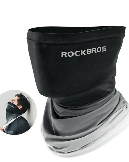 ROCKBROS Summer Face Scarf Neck Sun Protection Silk Cycling Headwear Motorcycle Scooter MTB Road Cycling Mask Breathable Bandana