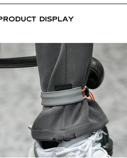 ROCKBROS Bicycle Leg Strap Safety Reflective Outdoor Bicycle Ankle Leg Band Portable Sports Camping Harnesses Cycling Equipment