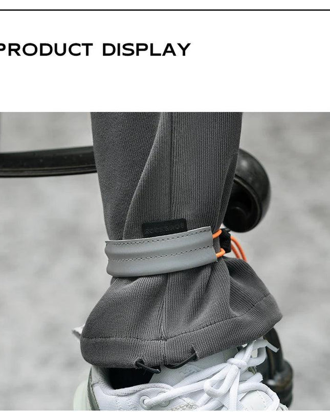 ROCKBROS Bicycle Leg Strap Safety Reflective Outdoor Bicycle Ankle Leg Band Portable Sports Camping Harnesses Cycling Equipment