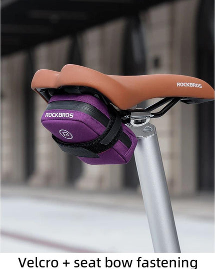 ROCKBROS Mini Bicycle Saddle Bag Lightweight Small 0.35L Bike Bag Portable Multi function Hand Bags Cycling Bag Bike Accessories