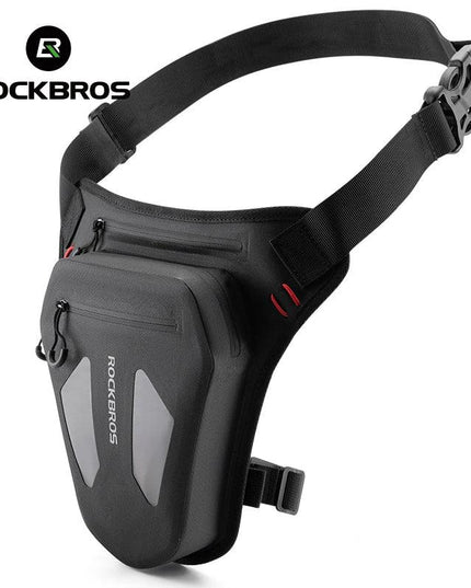 ROCKBROS Motorcycle Cycling Leg Bag Reflective Crossbody Waist Bags Outdoor Package Bag Adjustable Waterproof Moto Equipment