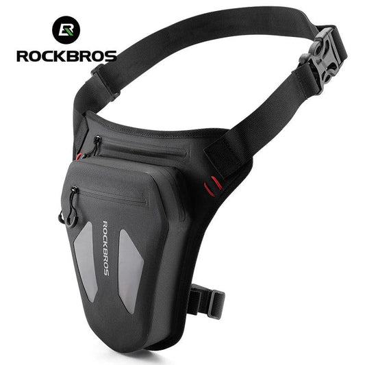 ROCKBROS Motorcycle Cycling Leg Bag Reflective Crossbody Waist Bags Outdoor Package Bag Adjustable Waterproof Moto Equipment