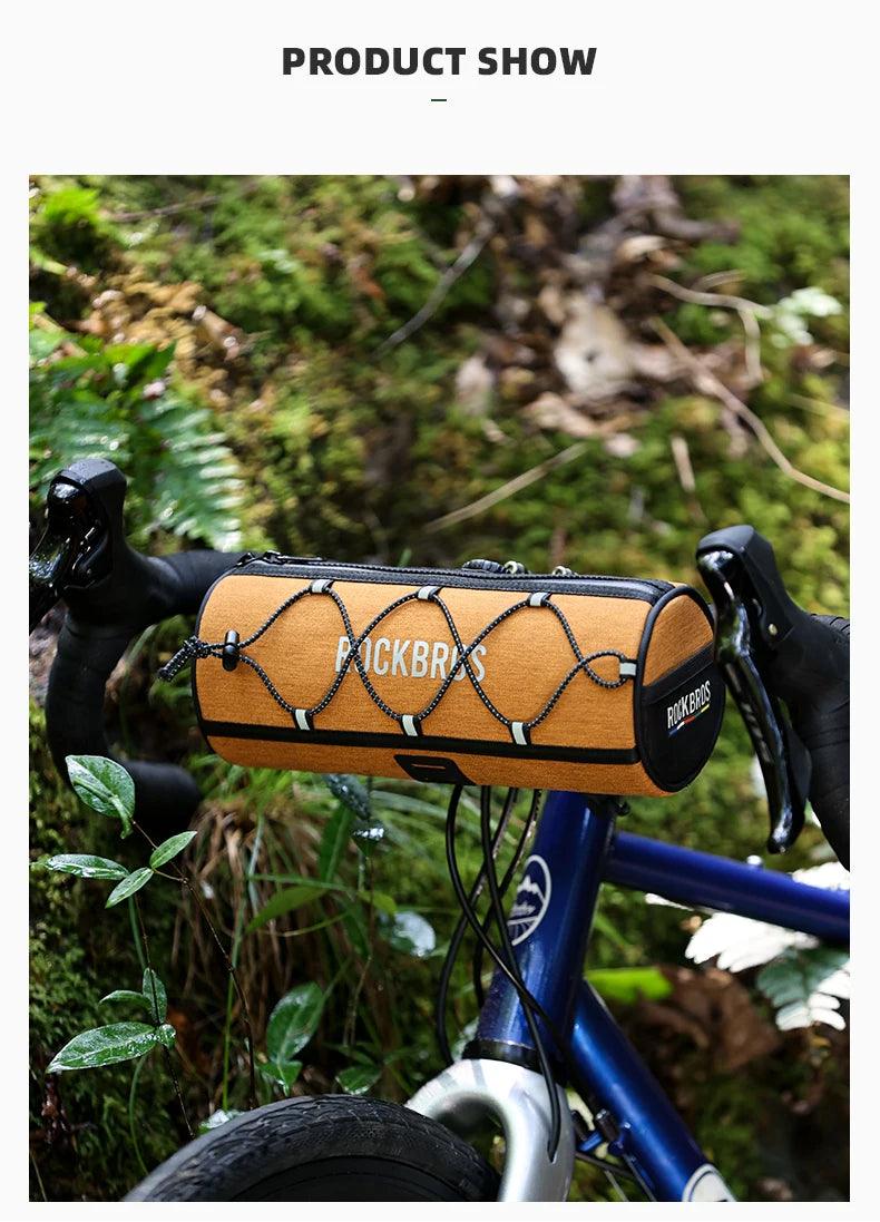 ROCKBROS ROAD TO SKY Cycling Bag Front Tube Bag Long Distance Riding MTB Road Bike Bag Head Beam hanger Bag Bike Accessories