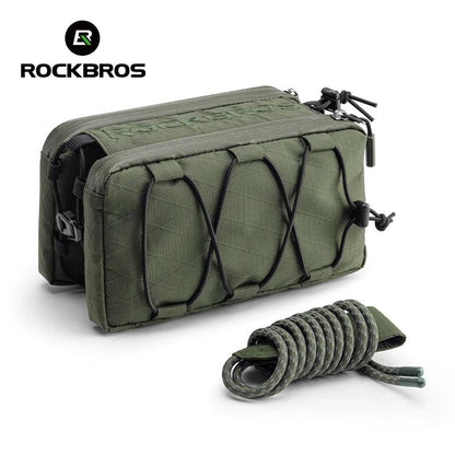 ROCKBROS Bike Bag Top Tube Bag Floating Installation Method Cycling Saddlebags Bicycle Pannier Bag Large Capacity Equipment