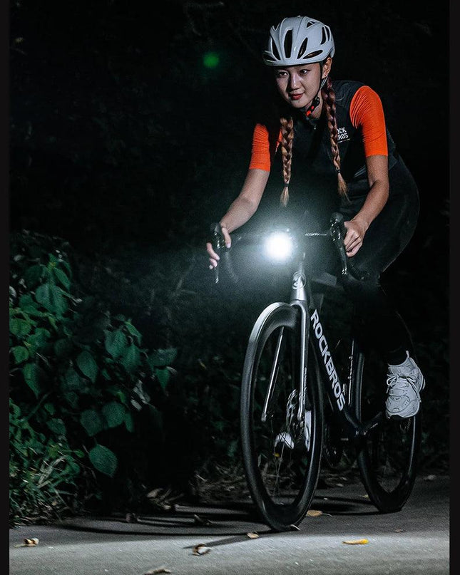 ROCKBROS Bike Light 1500LM/1000LM Aluminum Alloy Type-C Charging Smart Front Lights Hanging Version LED Lamp Cycling Headlights