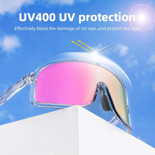 ROCKBROS Cycling Glasses Outdoor Bike Sunglasses UV400 Eyewear Sports Eye Protection Windproof Riding Big Frame Polarized Glasse