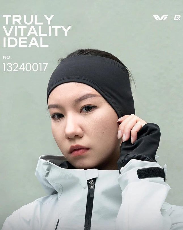ROCKBROS Fleece Ear Warmer Sports Headband Windproof Warm Headwear Earmuffs Outdoor Riding Skiing Ear Warmers High Elasticity