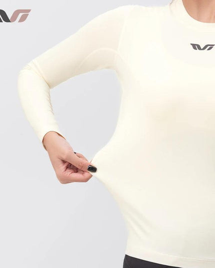 ROCKBROS TVI Series Thermal Underwear Lightweight Fleece Long Sleeve Innerwear Autumn Winter Women Tight Underwear Cycling Wear