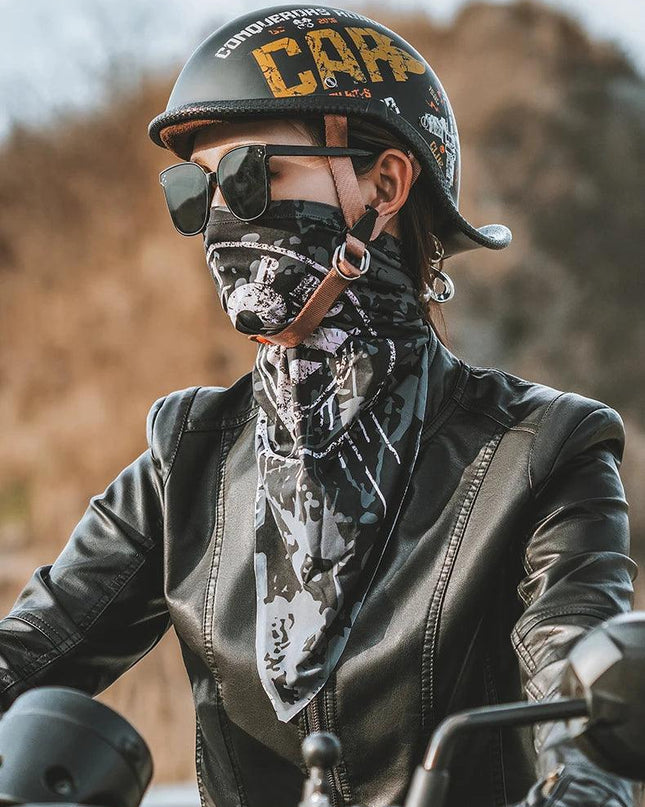 ROCKBROS Summer Triangle Face Mask Cycling Balaclava UV Protection Bike Motorcycle Neck Tube Scarf Outdoor Hat Magic Scarf