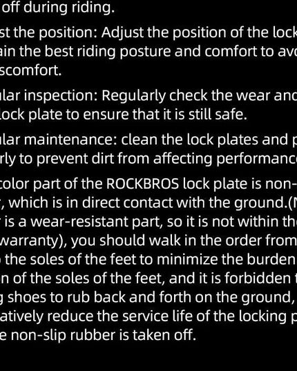 ROCKBROS Road Bike Pedal Cleat for SPD-SL SH11 SH10 SH12 Lock Pedal Shoes Cleats Bike Pedal Anti-Slip Road Bike Parts