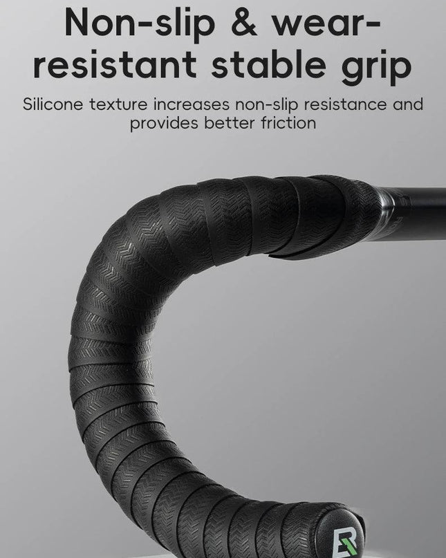 ROCKBROS Road Bike Handlebar Tapes Anti-slip PU EVA Breathable Shock Absorbing Cycling Strap Wear-Resistant Strap Accessories