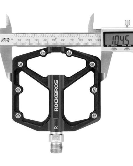 ROCKBROS Bike Pedals Aluminum Alloy Anti-slip Bicycle Pedals Ultralight Sealed Bearing One-piece MTB Road Mountain Cycling Pedal