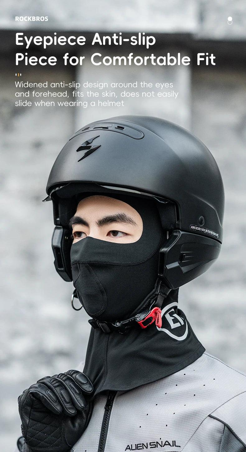 ROCKBROS Cycling Mask Winter Warm Fleece Face Scarf Mask Bicycle Balaclava Windproof Neck Cover Fishing Skiing Motorcycle Mask