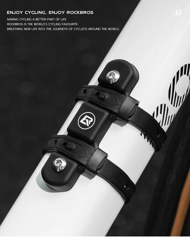 ROCKBROS Bicycle Bottle Cage Mount Adaptor Silicone Gel Universal Kettle Holder Adapter Easy Installation Cycling Equipment