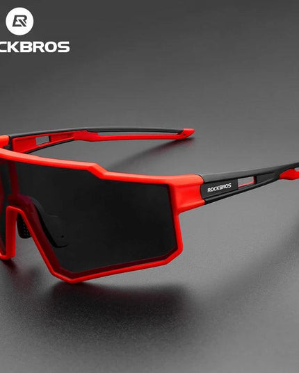 ROCKBROS Polarized Photochromic Glasses Cycling Sunglasses Outdoor Sports UV400 MTB Road Women Men Bicycle Goggles Adjustable