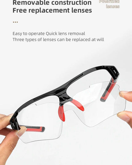ROCKBROS Polarized Cycling Glasses Men Sports Sunglasses Road MTB Mountain Bike Bicycle Riding Protection Goggles Eyewear 5 Lens
