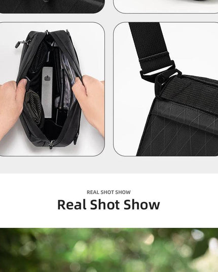 ROCKBROS Bicycle Bag Portable Lightweight MTB Road Bike Handlebar Bag 2.1L Big Capacity Multifunctional Riding Shoulder Bag