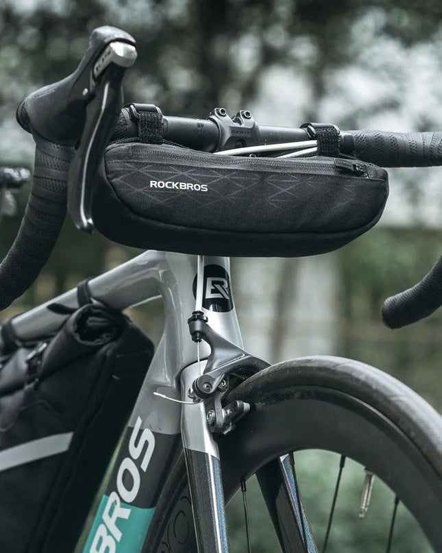 ROCKBROS Combination Bike Bag Triangle Bag Front Tube Bag Large Capacity MTB Road Frame Bag Reflective Bicycle Accessories