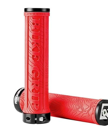 ROCKBROS TPR Rubber Bike Grips Bicycle Handlebar Mtb Grips Soft 3D Anti-skid Lock On Handle Bar Cycling Parts Bike Accessories