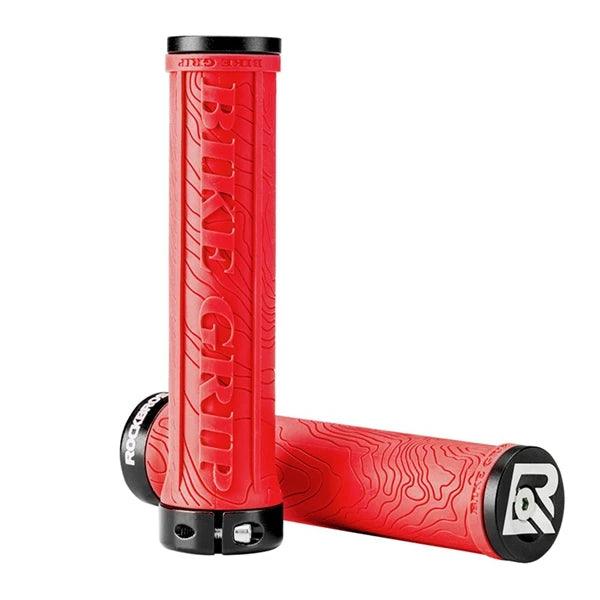 ROCKBROS TPR Rubber Bike Grips Bicycle Handlebar Mtb Grips Soft 3D Anti-skid Lock On Handle Bar Cycling Parts Bike Accessories