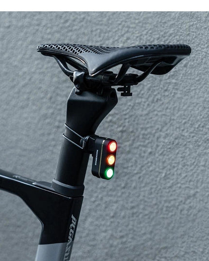 ROCKBROS Bike Tail Light Auto Start/Stop Brake Sensing Bicycle Tail light Type-C Rechargeable Wireless Warning Tail light