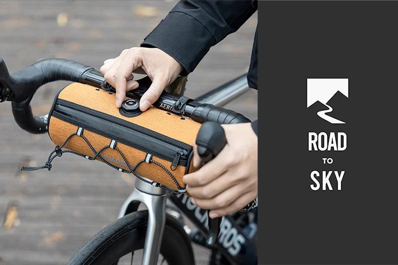 ROCKBROS ROAD TO SKY Cycling Bag Front Tube Bag Long Distance Riding MTB Road Bike Bag Head Beam hanger Bag Bike Accessories