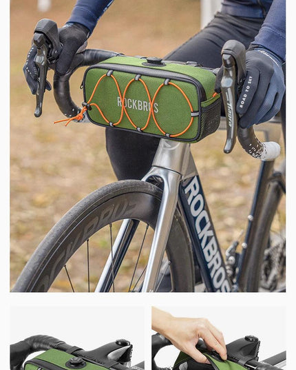 ROCKBROS ROAD TO SKY Cycling Bag Large Capacity Bicycle Handlebar Bag Front Suspension Bike Head Beam Hanger Bag Bike Accessary