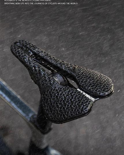ROCKBROS 3D Printed Bicycle Carbon Saddle Ultra-Light Shock-Absorption MTB Road Profession Racing Bicycle Cycling Saddle