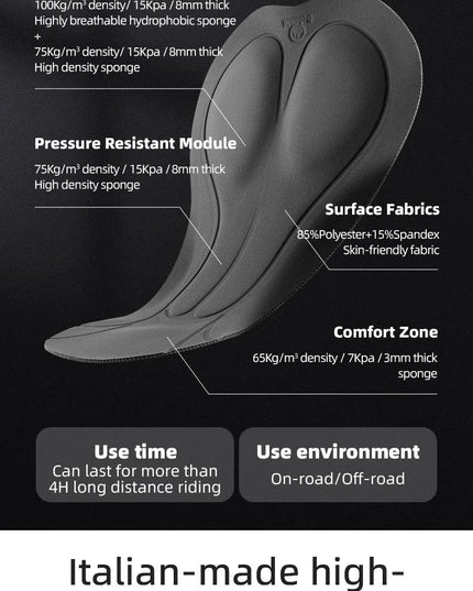 ROCKBROS Cycling Bib Shorts Classic Men Bike Pants Ciclismo Bicycle Shorts Pockets Outdoor Breathable Reflective Tights Shorts