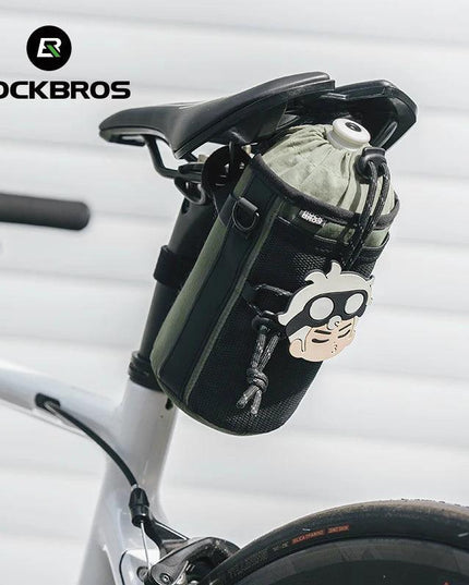 ROCKBROS Bicycle Bag 1L Portable Front Bag LightWeight Kettle Handlebar Bag Water Bottle Carrier Cycling Bag Large Capacity