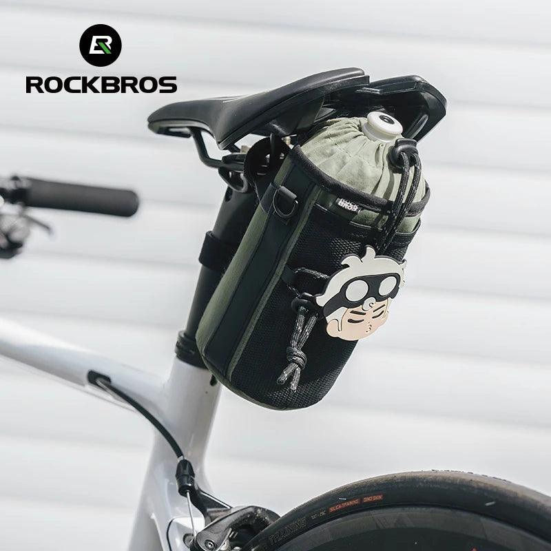 ROCKBROS Bicycle Bag 1L Portable Front Bag LightWeight Kettle Handlebar Bag Water Bottle Carrier Cycling Bag Large Capacity