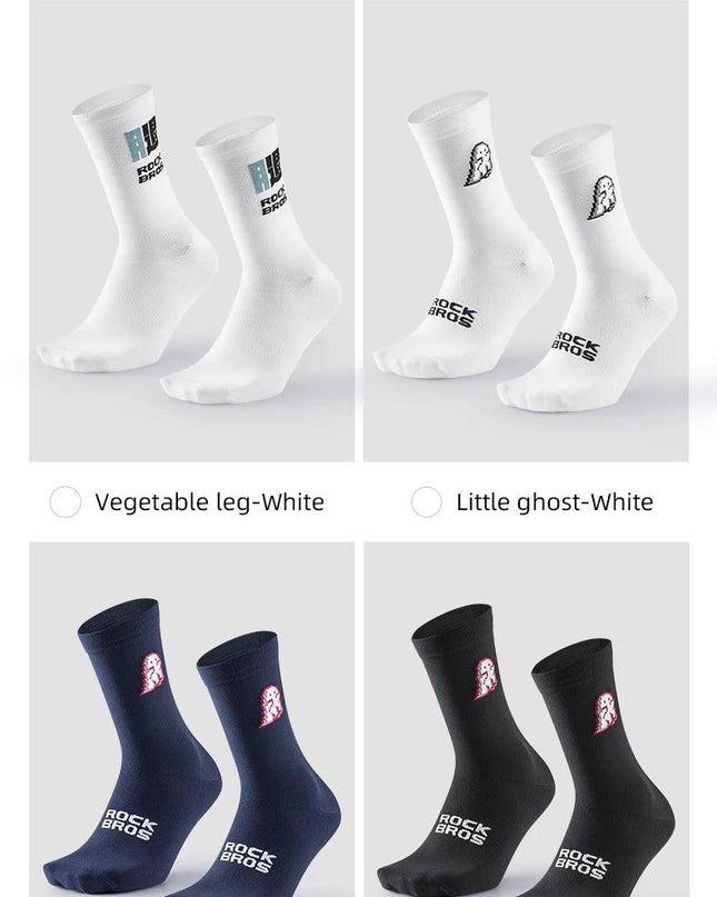 ROCKBROS Professional Cycling Socks Comfortable High Elasticity Breathable Socks Outdoor Sportswear Socks $0 for the 3rd pair