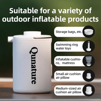 Qunature Electronic Wireless Inflator Pump Air Compressor Portable Outdoor Camping Tools Inflation Pump Cushions Sleeping Mat