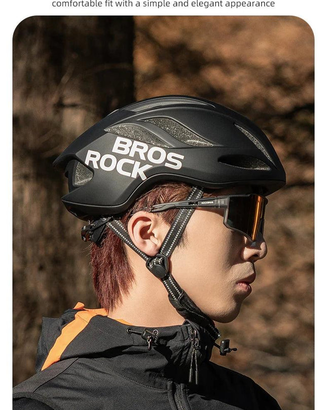 ROCKBROS Bike Helmet Outdoor Sports Safely Mountain Road Electric Scooter Helmet Integrated Molding Cycling Motorcycle Helmet