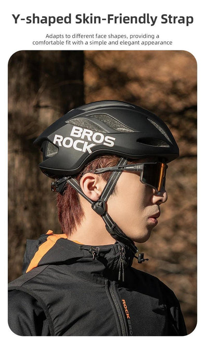 ROCKBROS Bike Helmet Outdoor Sports Safely Mountain Road Electric Scooter Helmet Integrated Molding Cycling Motorcycle Helmet