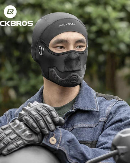 ROCKBROS Cycling Hat Summer Cool Balaclava UV Protection Bicycle Hiking Scarf Ice Silk Hat Face Cover Sport Bike Helmet Liner
