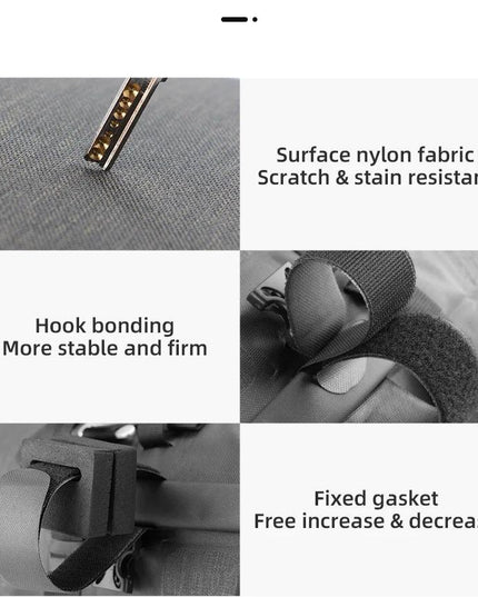 ROCKBROS 5-6L Bicycle Bag Waterproof Front Reflectice Tube Bike Bag MTB Large Capacity Handlebar Bag Front Frame Trunk Pannier
