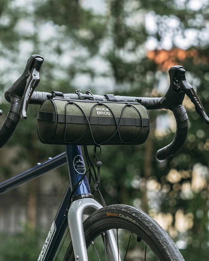ROCKBROS Bicycle Bag Front Portable Handlebar Pannier 2L Big Capacity Multifunctional Shoulder Bag Reflectice Tube Bike Bag